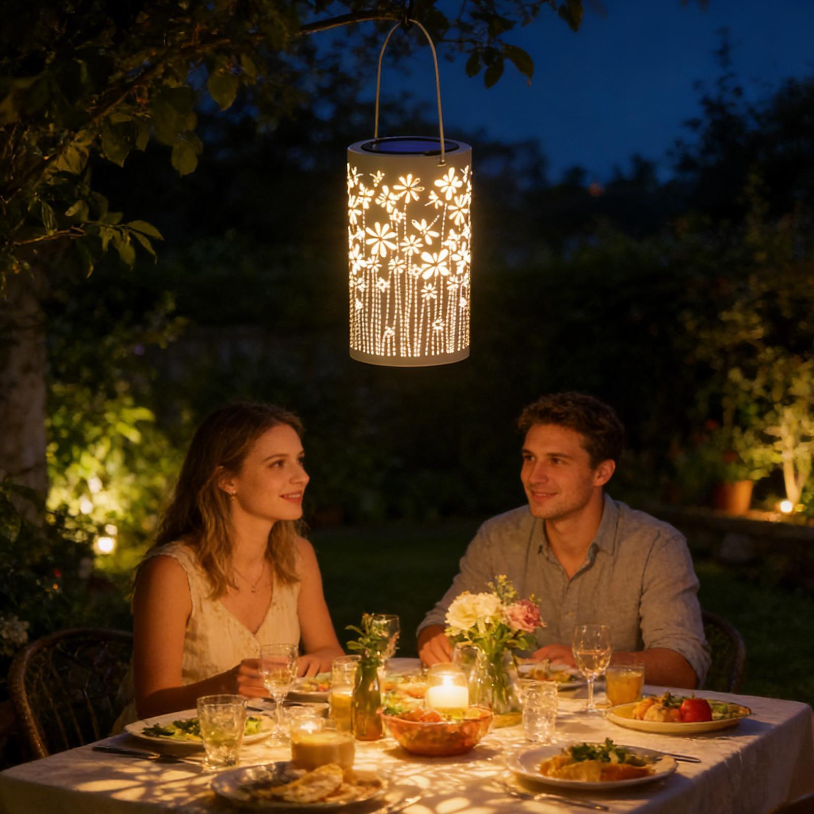Lighting Decor Outdoor - Outdoor Lanterns For Porch Waterproof Flower