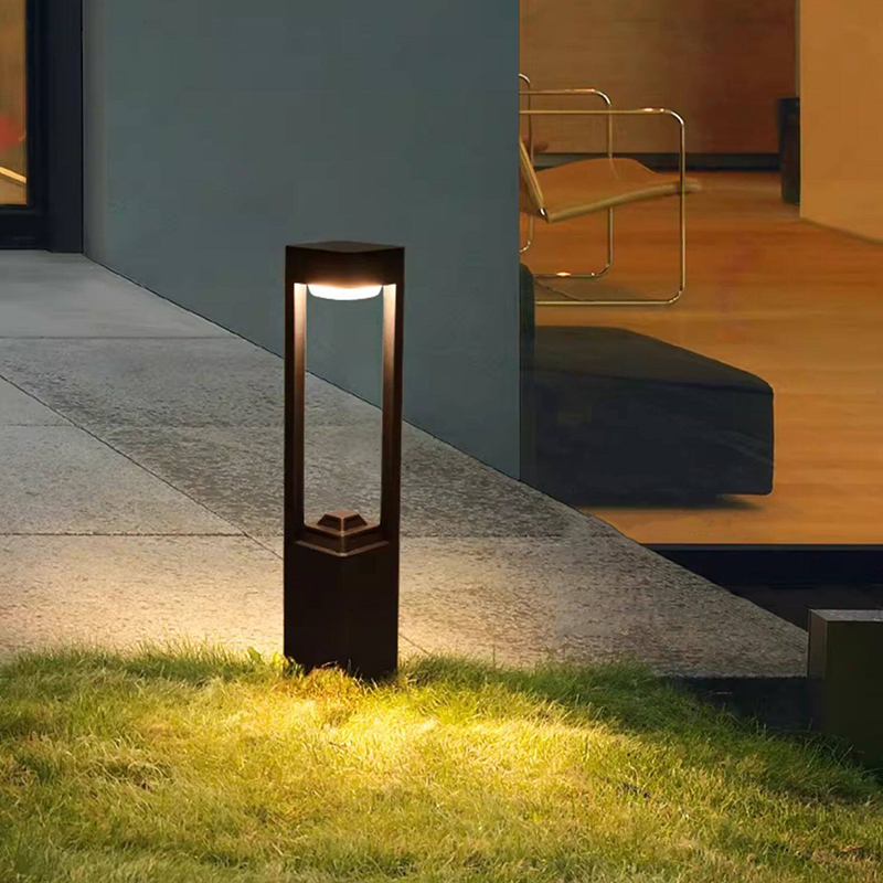 Lighting Decor Outdoor - Luminous floor lamp courtyard solar LED