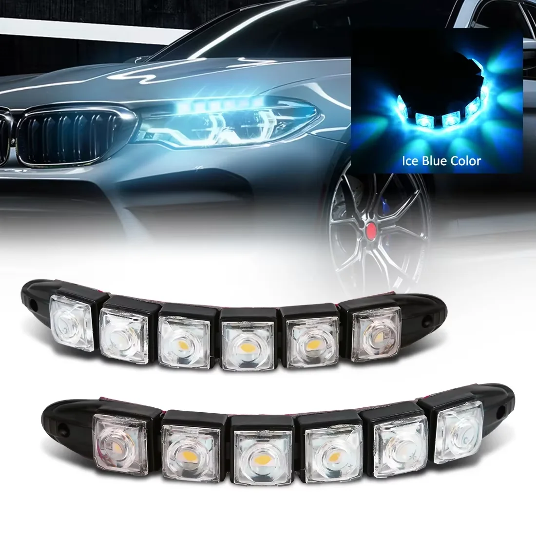 Lighting Decoration Ideas - 2PCS LED Waterproof DRL Light Cars