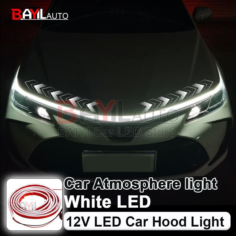 Lighting Decoration Ideas - 12V White Car Hood Light Strip,