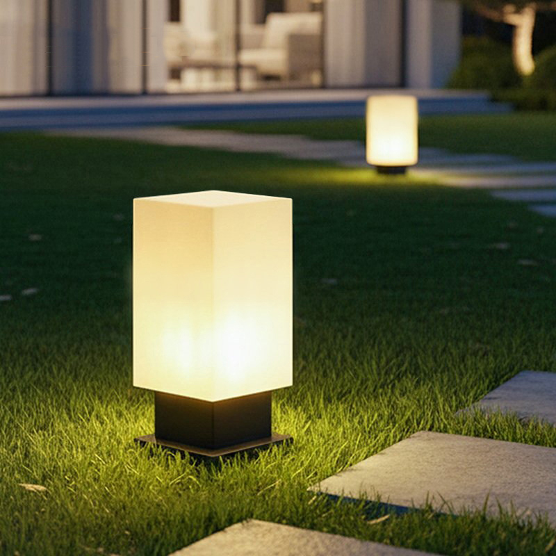 Lighting Decor Outdoor - Luminous floor lamp courtyard solar LED