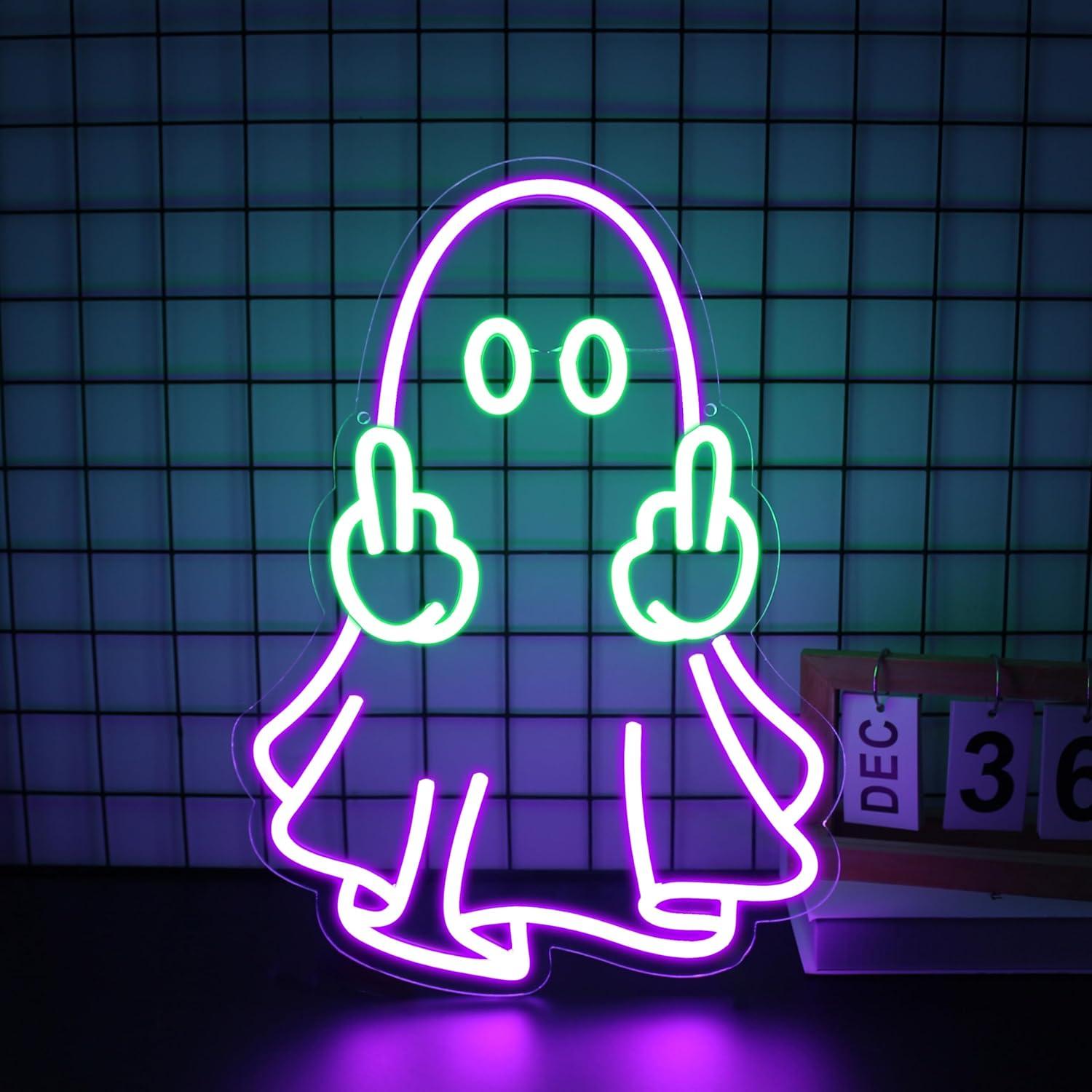 Lighting Decor Home - Ghost Neon Sign USB Powered LED