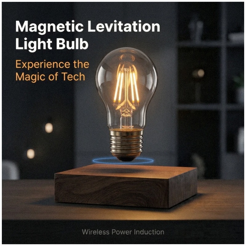 Unique Lighting Decor - Magnetic Levitating Floating Wireless LED Light