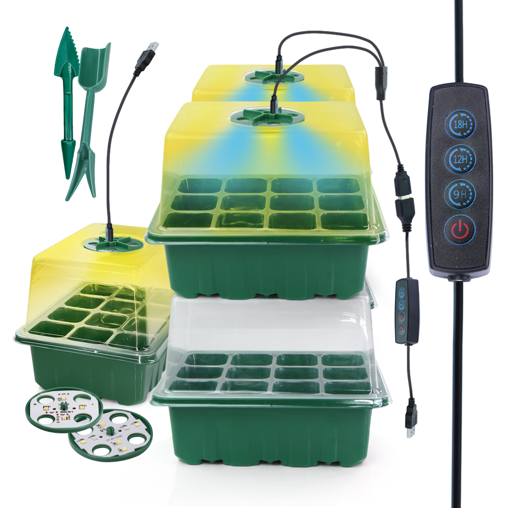 Touch Dimmer Lamp - LED Nursery Pots with Grow Light