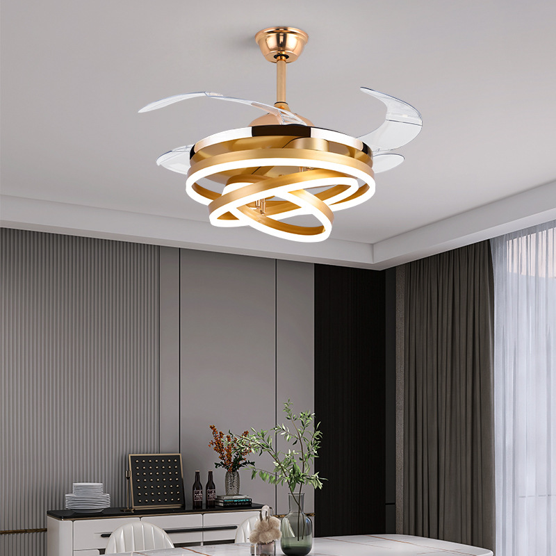 Decor Lighting Ceiling Fans - Modern Simple Invisible Ceiling Fan Lights
