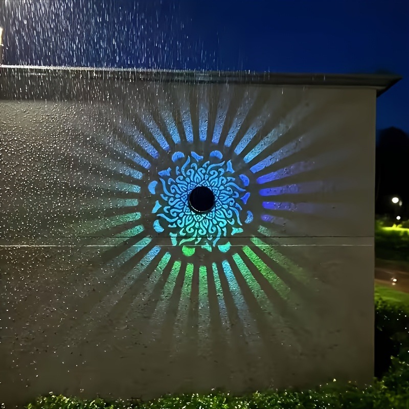 Lighting Decoration Ideas - Solar LED Wall Light Mandala Projection