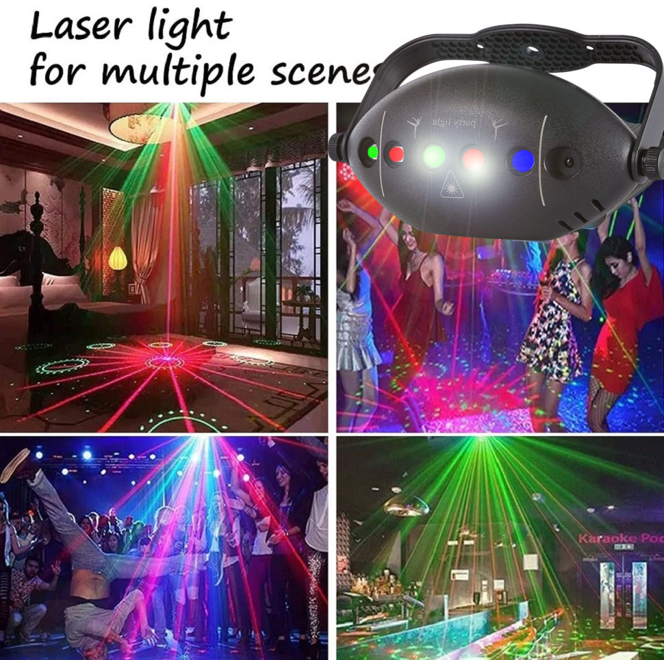 RGB Disco Lights Stage DJ Part - Lighting Effect Home Decor 评论和价格