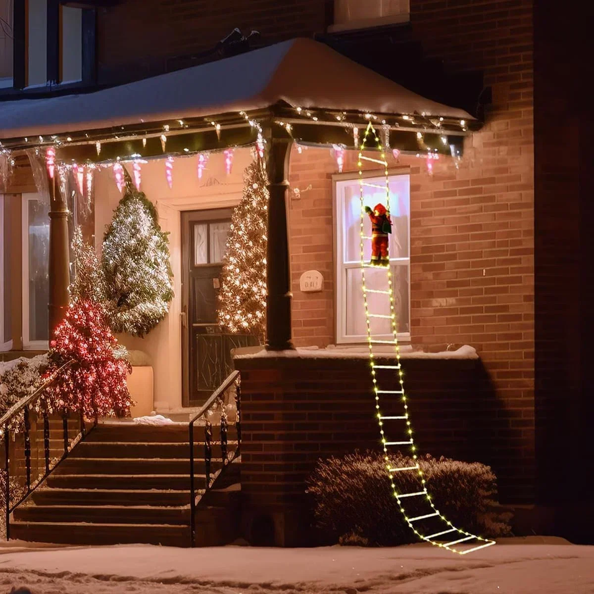 LED Ladder Light for Santa Cla - Home Decor Lighting Tree 评论和价格