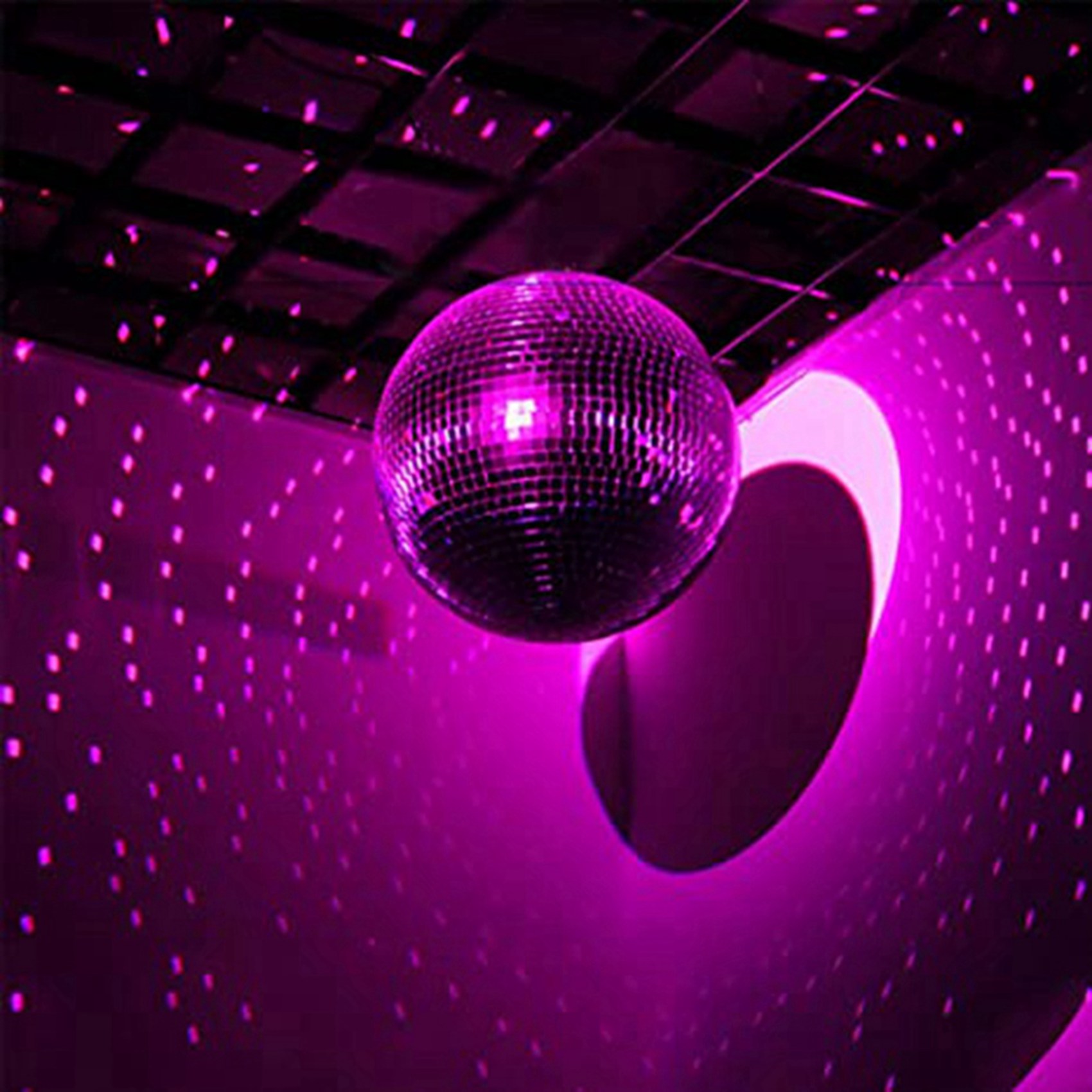 AA05 6X Silver Mirror Disco Ba - Lighting Effect Home Decor 评论和价格