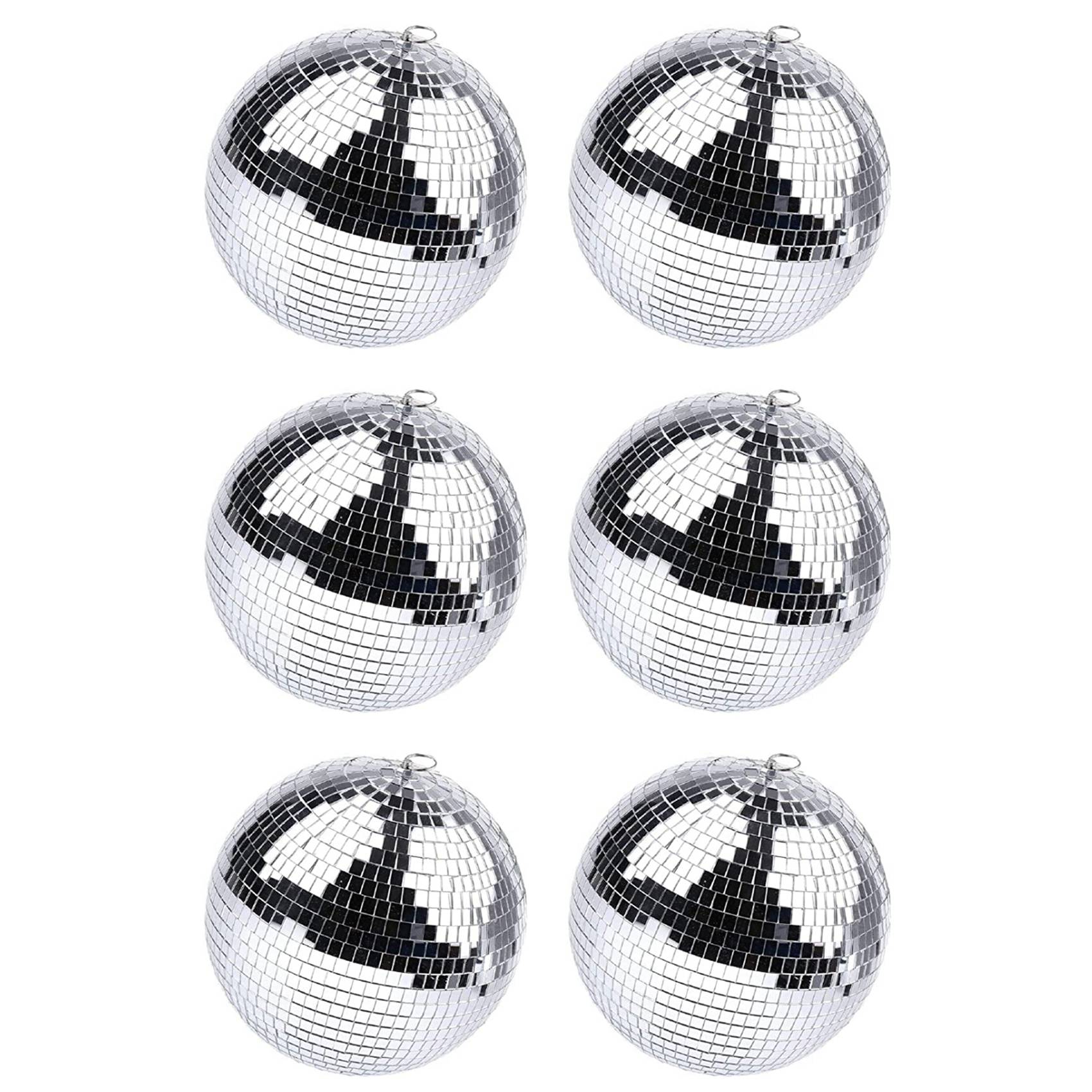 AA05 6X Silver Mirror Disco Ba - Lighting Effect Home Decor 评论和价格