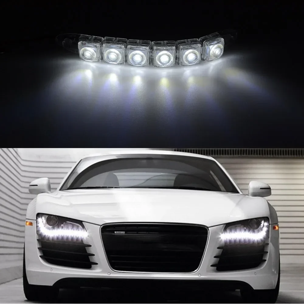 2PCS LED Waterproof DRL Light  - Lighting Decoration Ideas 评论和价格