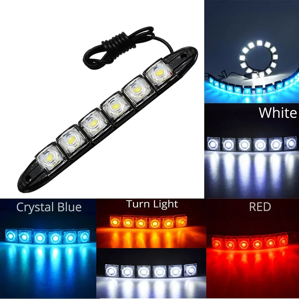 2PCS LED Waterproof DRL Light  - Lighting Decoration Ideas 评论和价格