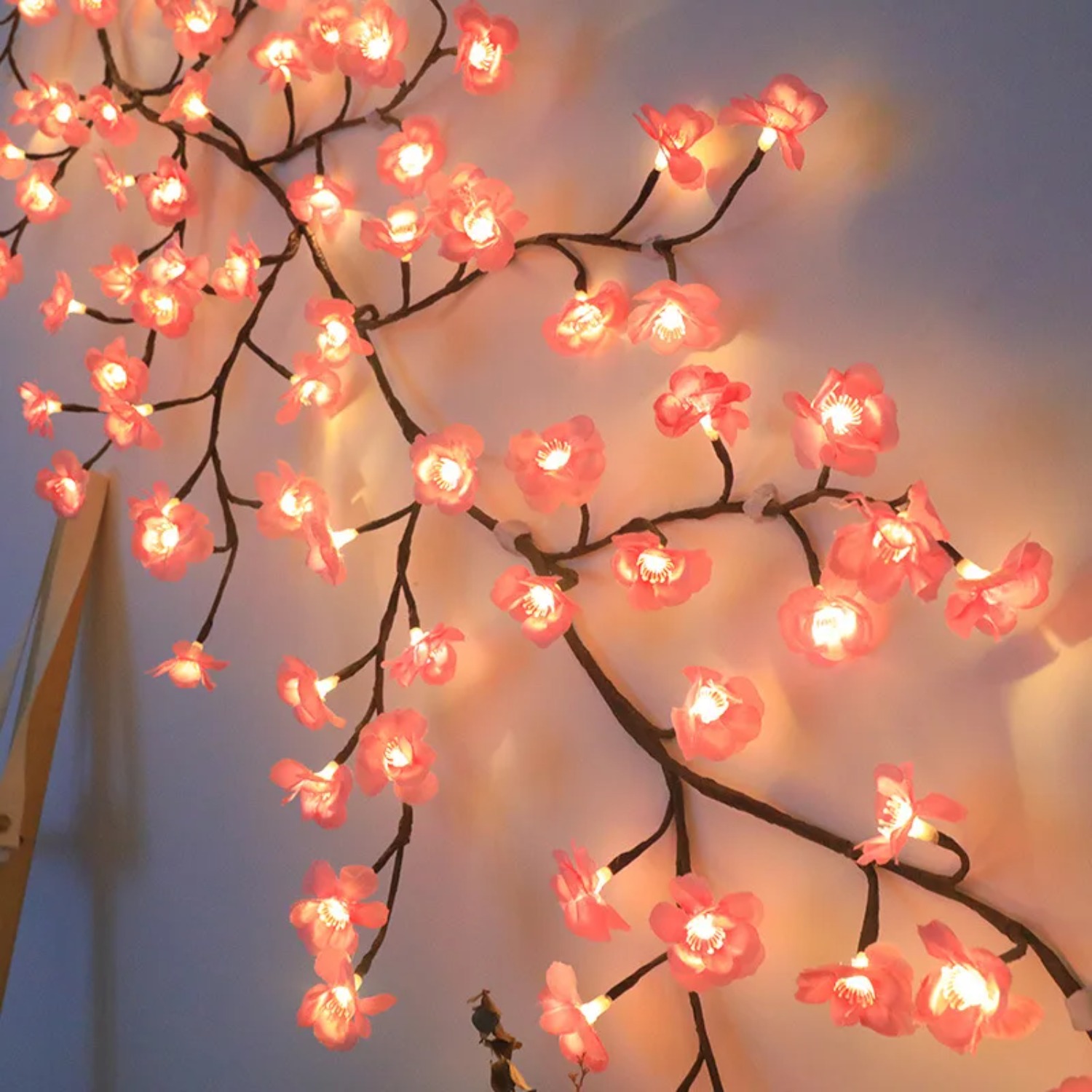 1.8M Cherry LED Tree Branch Li - Wall Decor Lighting Tree 评论和价格
