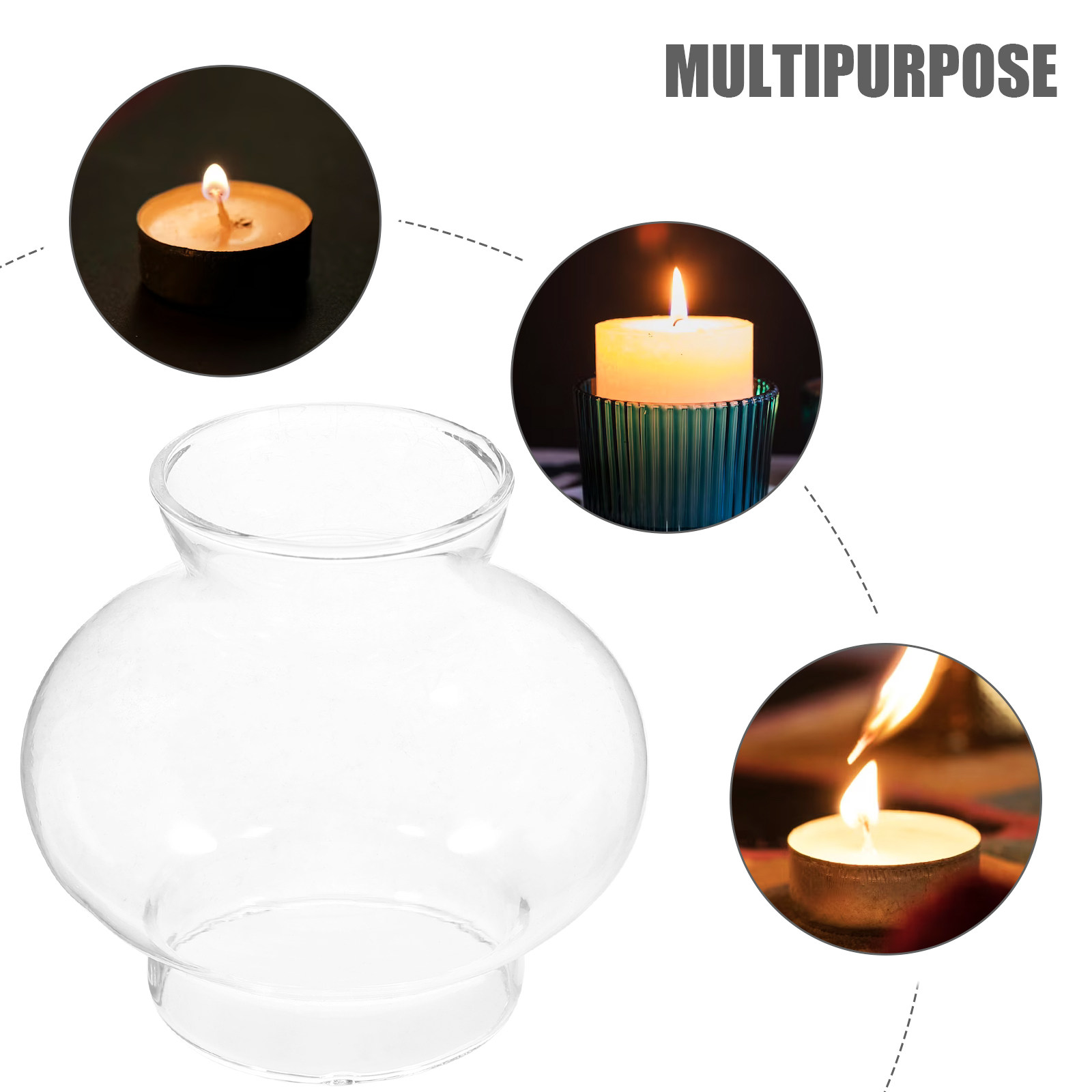 Retro Clear Glass Lampshade fo - Lighting Decor Living Room 评论和价格