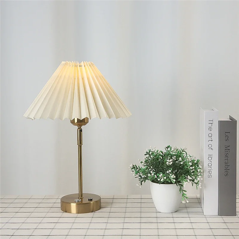 Modern Adjustable Pleated Tabl - Lava Lamp Desktop 评论和价格