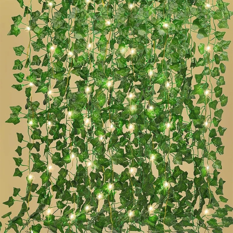 Green Ivy 210cm LED Light Stri - Wall Decor Lighting Tree 评论和价格