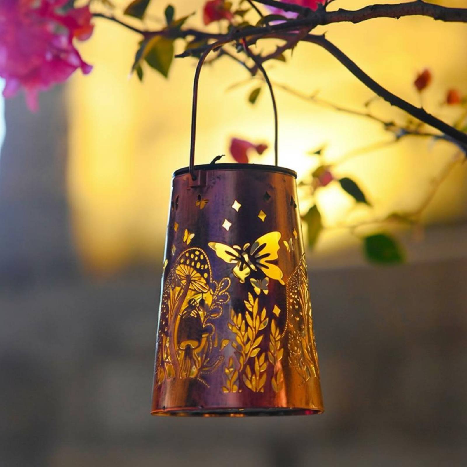 Floral Garden Lantern Pattern  - Lighting Decor Outdoor 评论和价格