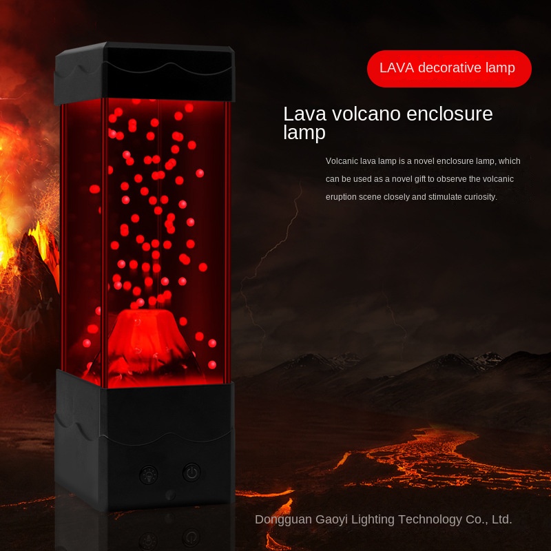 LED Lava Volcano Light Home De - Lava Lamp Desktop 评论和价格