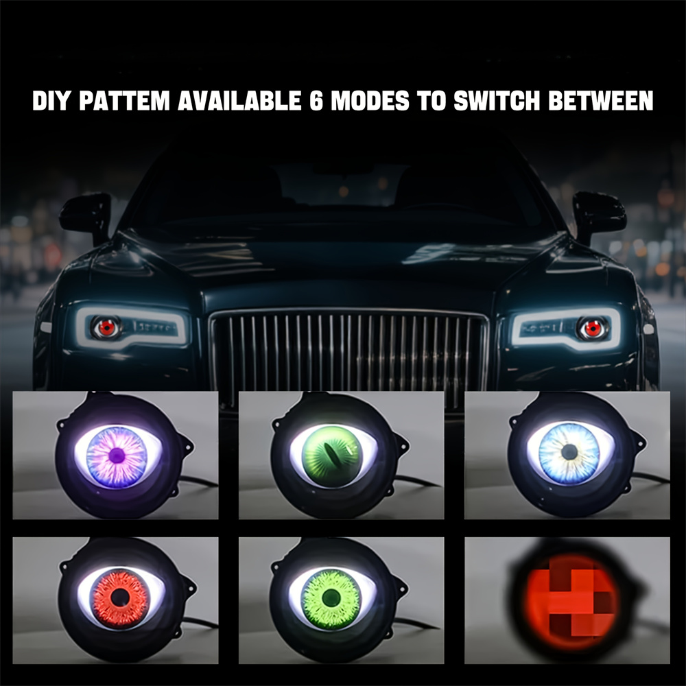  6-Mode Led Dynamic Devil Eye - Lightings Decoration 评论和价格