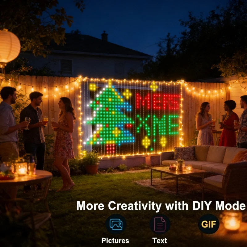 Smart 400LED Curtain Lights, M - Lighting Decor For Wedding 评论和价格