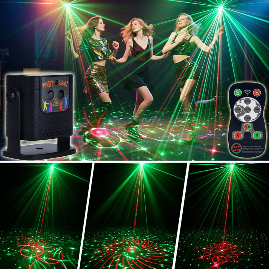 YSHR10 60 Patterns R&G Laser B - Lighting Effect Home Decor 评论和价格