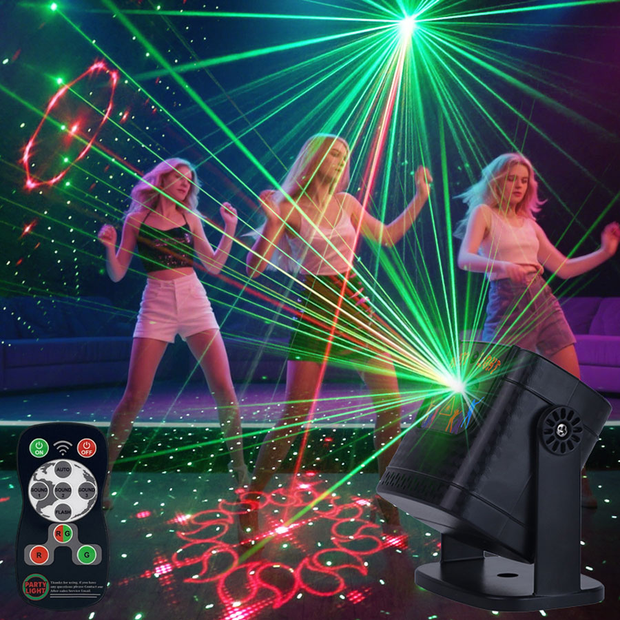 YSHR10 60 Patterns R&G Laser B - Lighting Effect Home Decor 评论和价格
