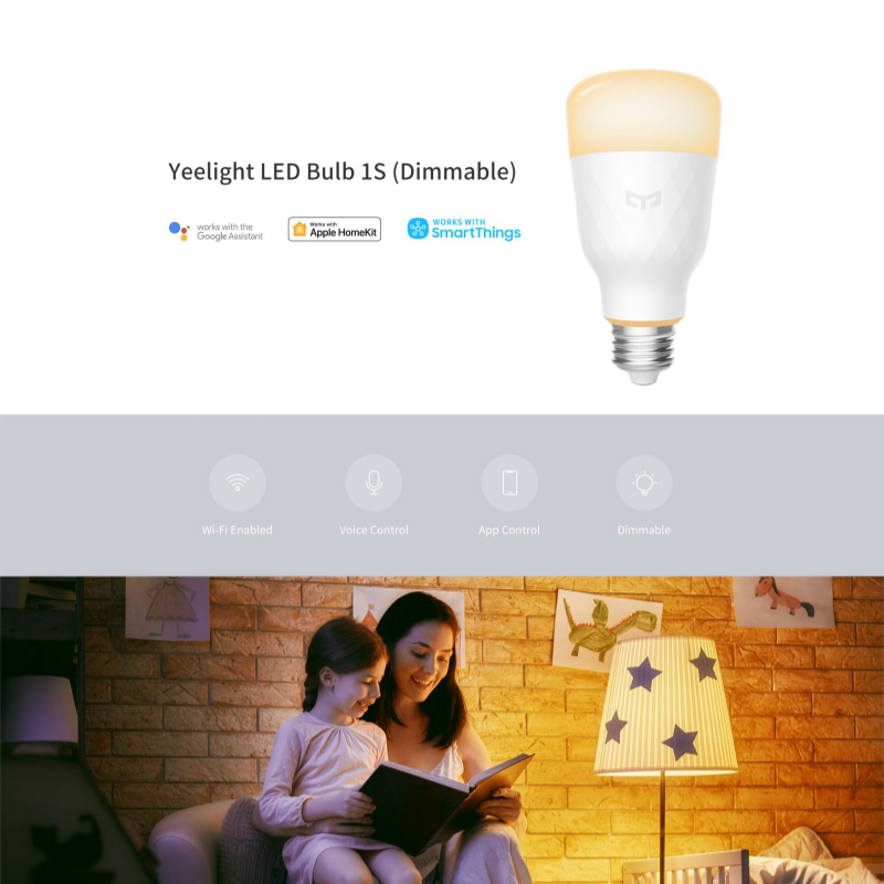 Yeelight LED Bulb 1S E26/E27 W - Yeelight Light Smart Bulb 评论和价格