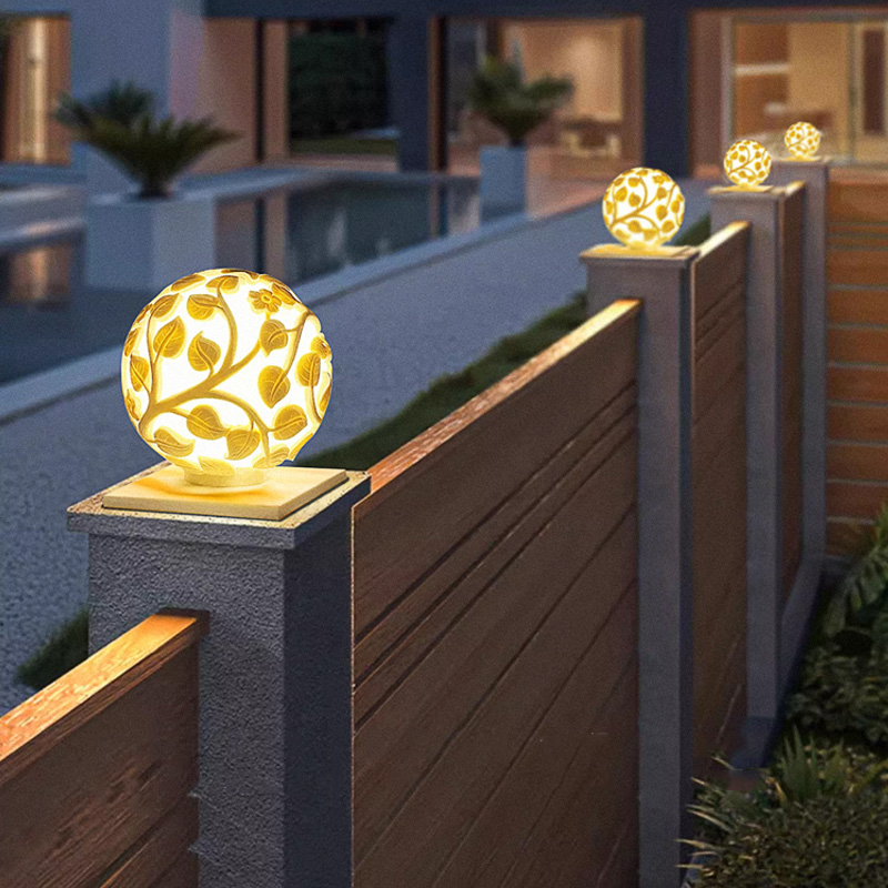 Outdoor column lights solar LE - Lighting Decor Outdoor 评论和价格