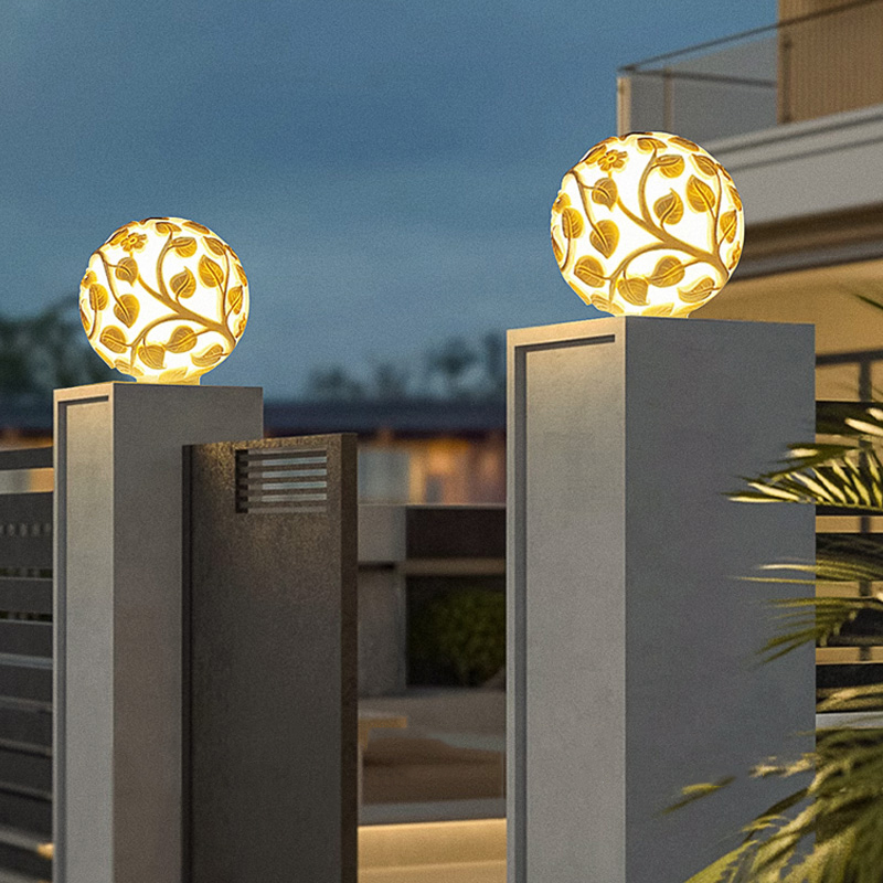 Outdoor column lights solar LE - Lighting Decor Outdoor 评论和价格