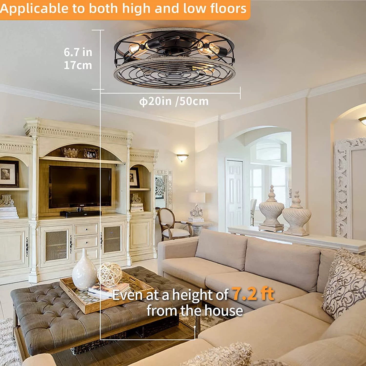 Smart Ceiling Fan Fans With Li - Decor Lighting Ceiling Fans 评论和价格