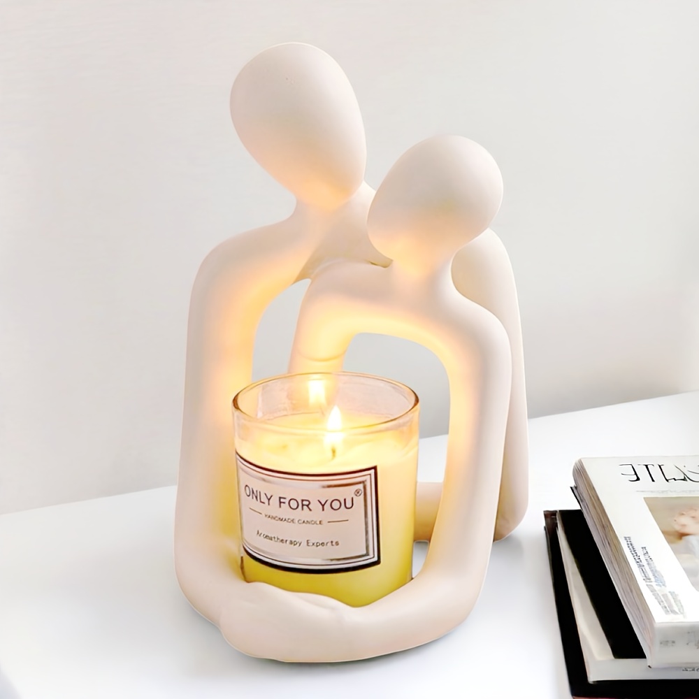 Abstract Couple Embracing Scul - Lighting Effect Home Decor 评论和价格