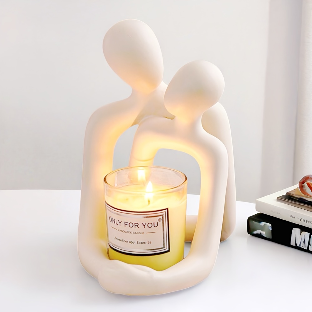 Abstract Couple Embracing Scul - Lighting Effect Home Decor 评论和价格