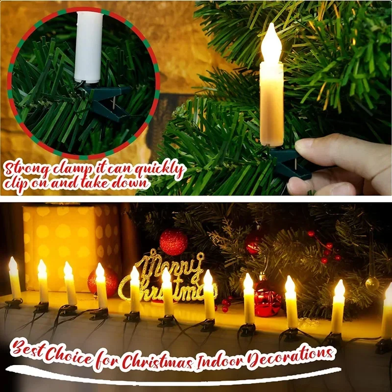 Flameless Taper Candle Lights  - Home Decor Lighting Tree 评论和价格
