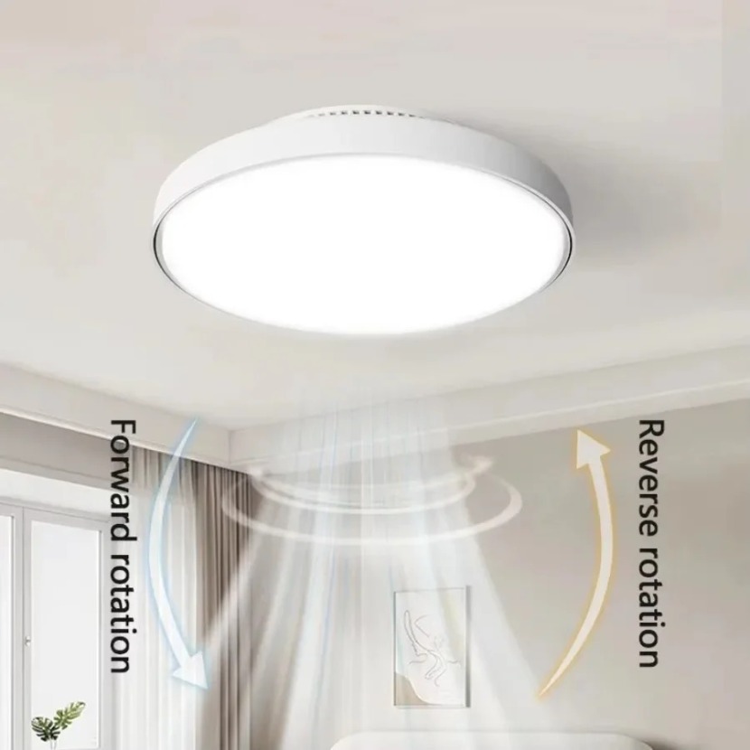 New Walnut Invisible Bladeless - Decor Lighting Ceiling Fans 评论和价格