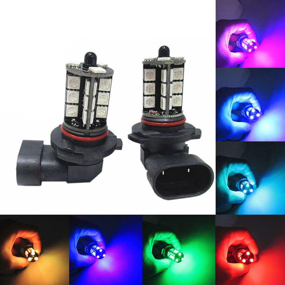 2x RGB H11 H9 H8 5050 27SMD Ca - Touch Dimmer Lamp 评论和价格