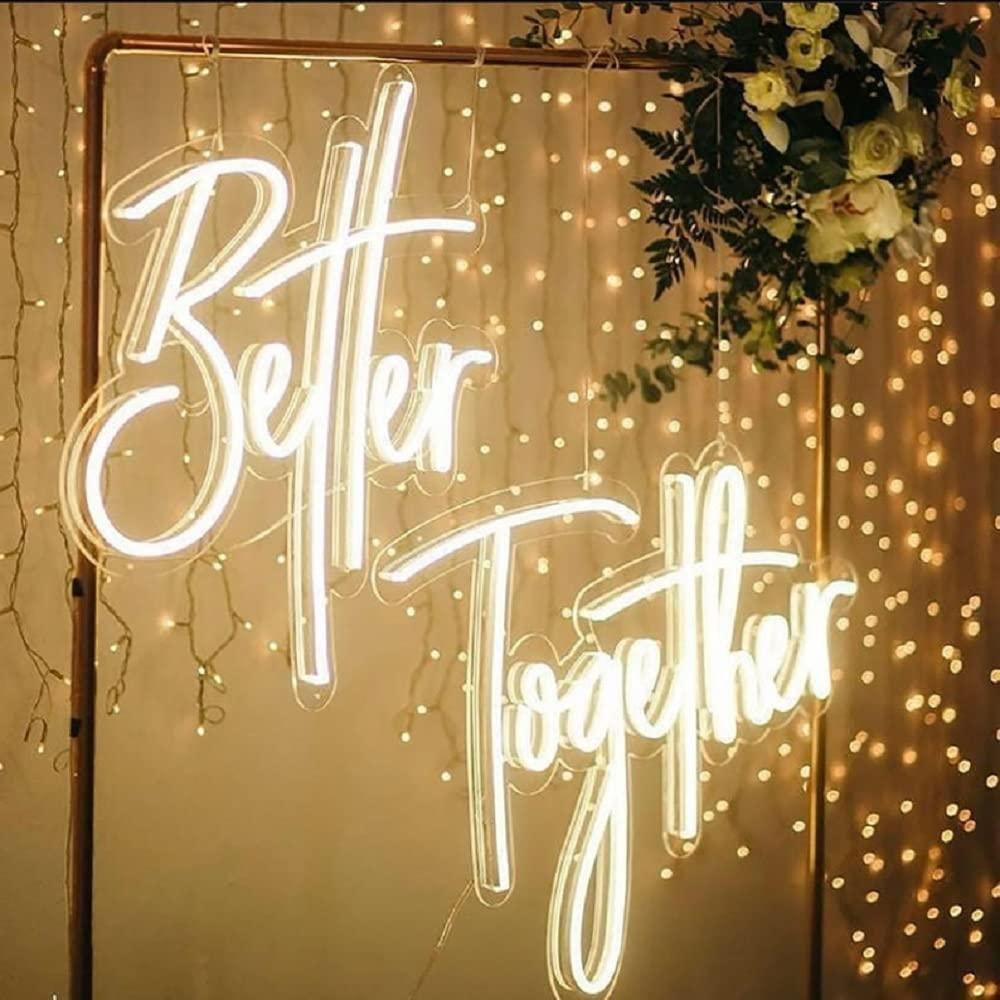Better Together Neon Sign USB  - Lighting Decor Living Room 评论和价格