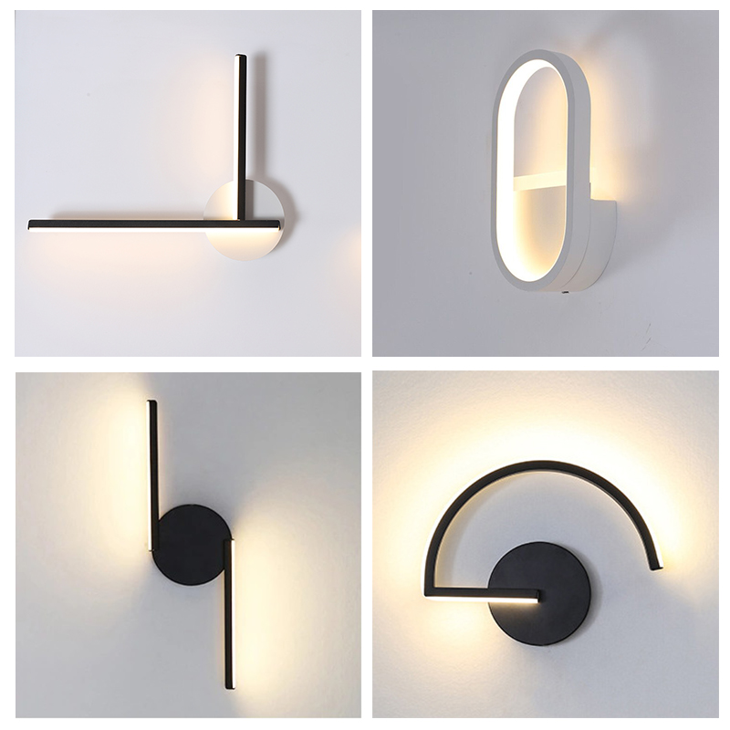 Modern Nordic LED Wall Lamp, M - Lighting Decor Home 评论和价格