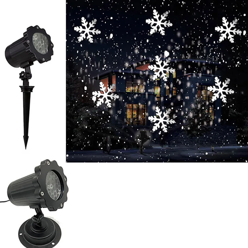 Christmas Snowflake Laser Ligh - Lighting Effect Home Decor 评论和价格