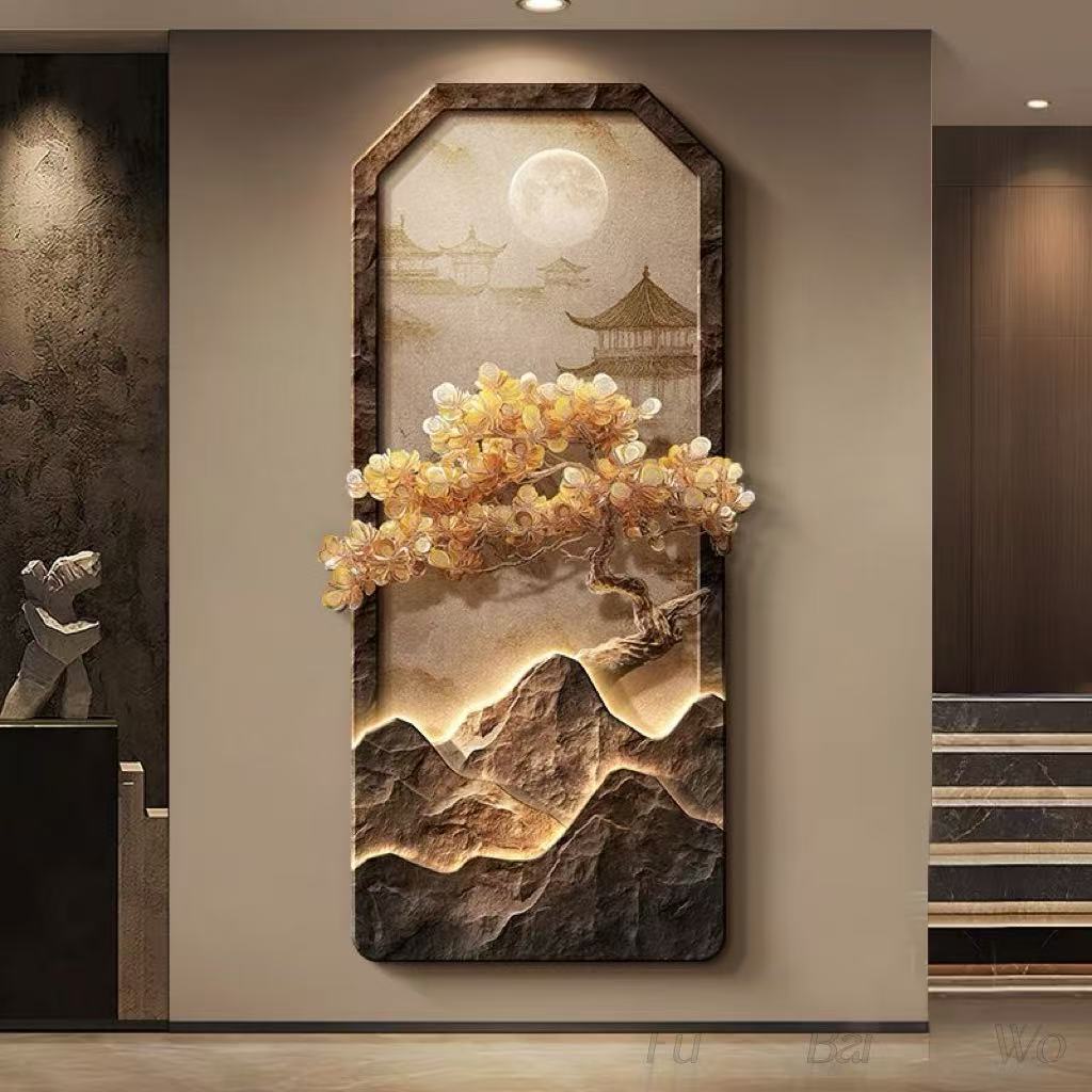 New Chinese style luxury tree  - Wall Decor Lighting Tree 评论和价格