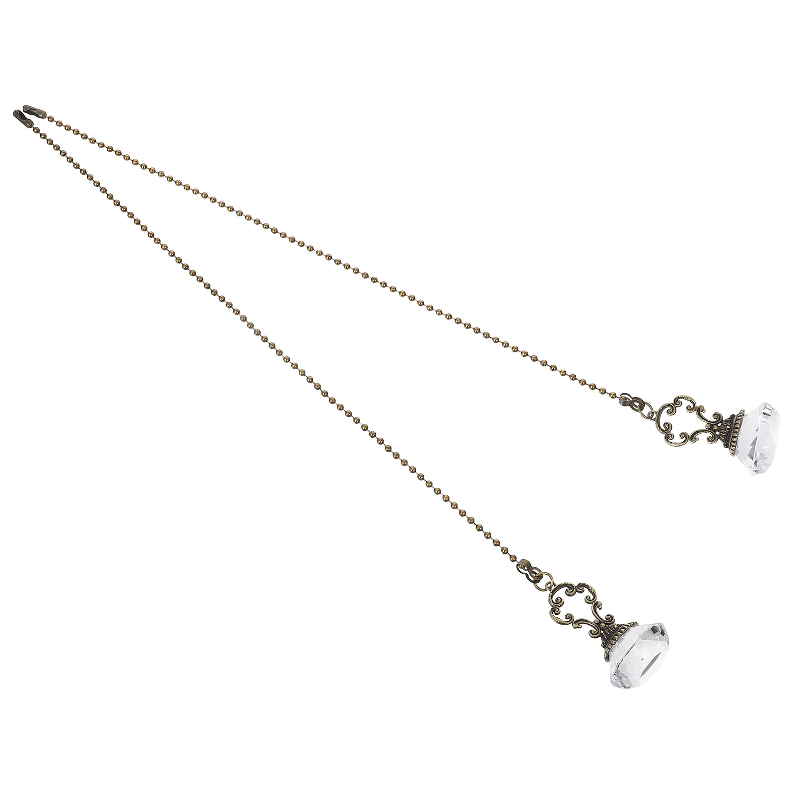 2Pcs Crystal Ceiling Fan Pull  - Decor Lighting Ceiling Fans 评论和价格