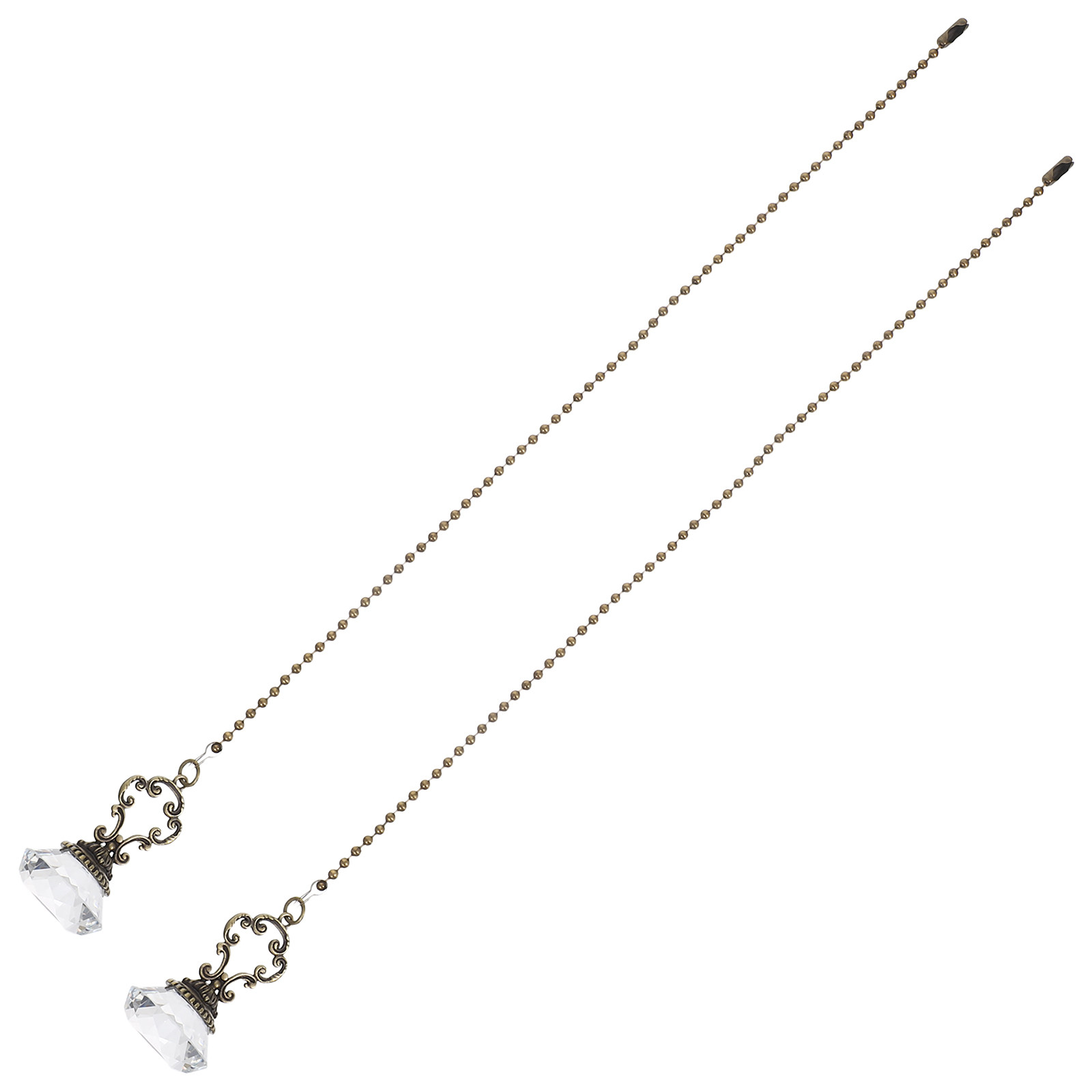 2Pcs Crystal Ceiling Fan Pull  - Decor Lighting Ceiling Fans 评论和价格