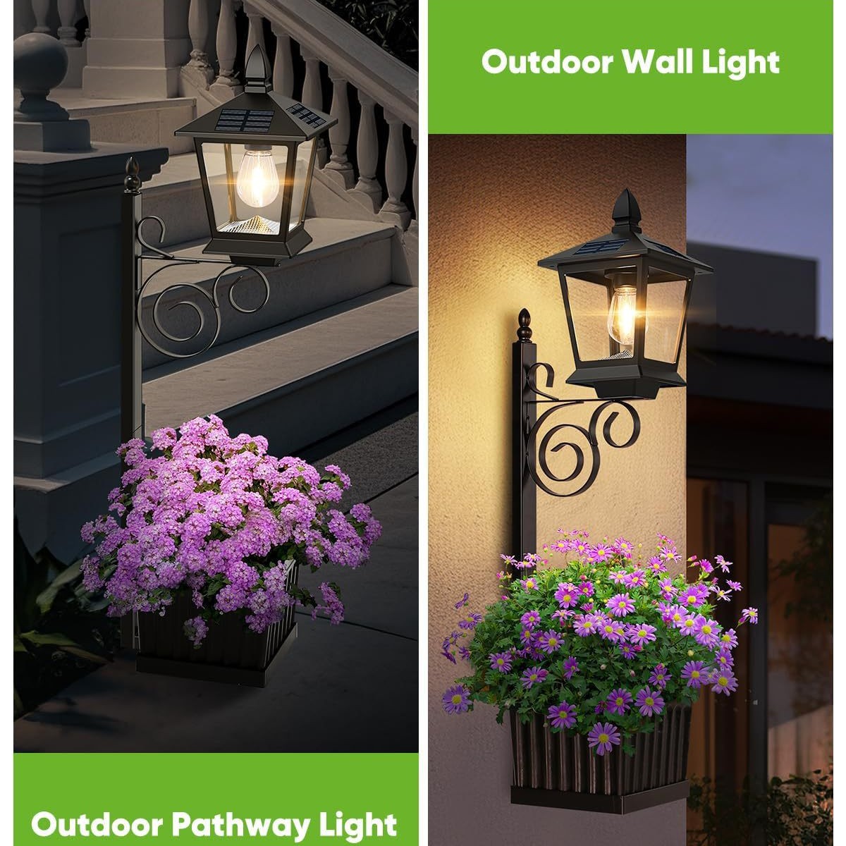 2 in 1 Solar Planter Lamp Wate - Lighting Decor Outdoor 评论和价格