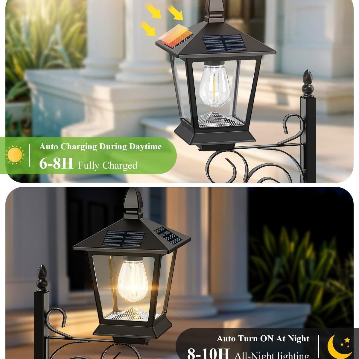 2 in 1 Solar Planter Lamp Wate - Lighting Decor Outdoor 评论和价格