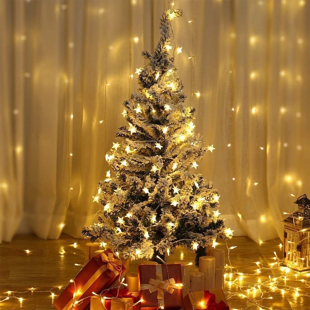 Christmas String Lights LED Ac - Home Decor Lighting Tree 评论和价格