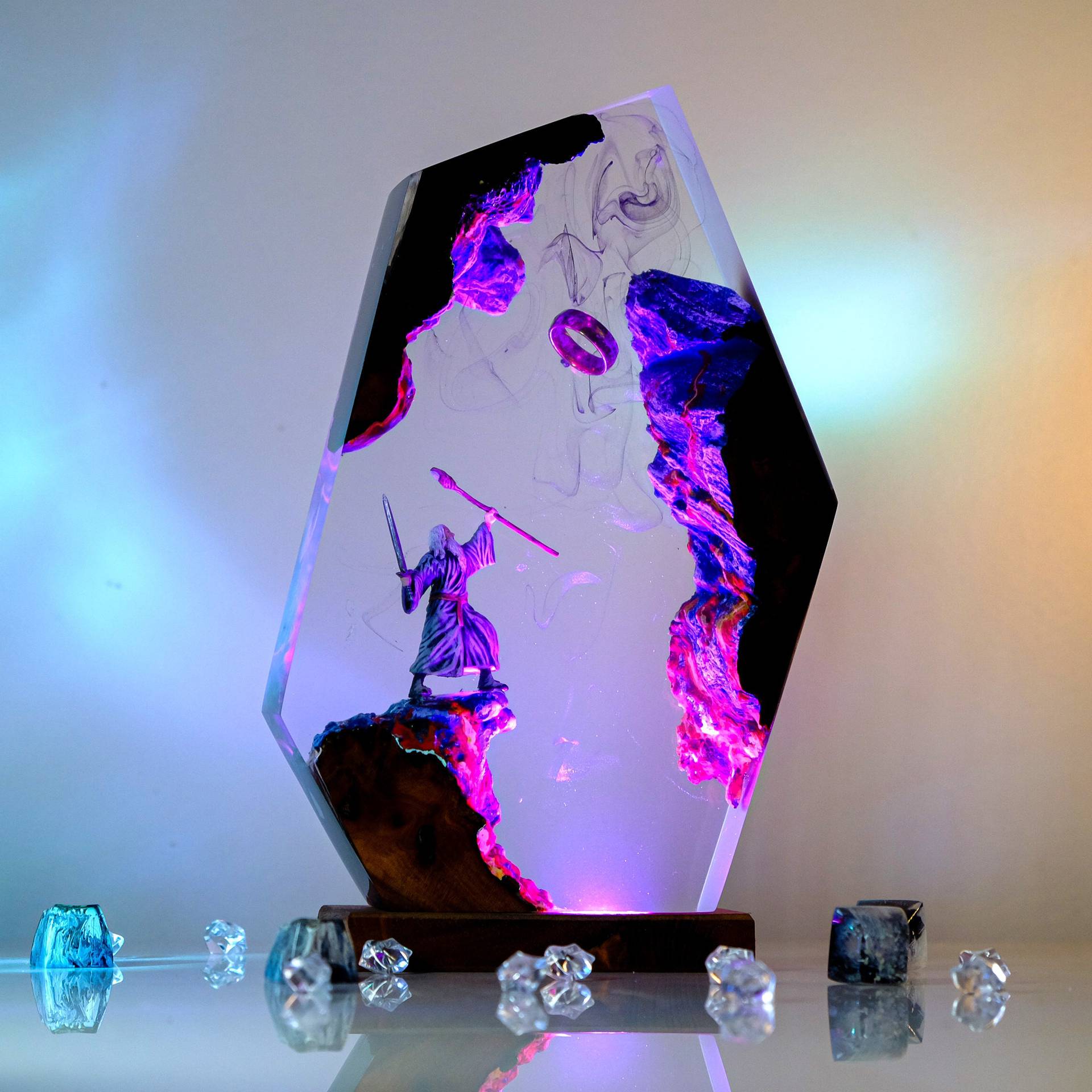 Movie Scence Figure Table Resi - Lighting Decor For Wedding 评论和价格