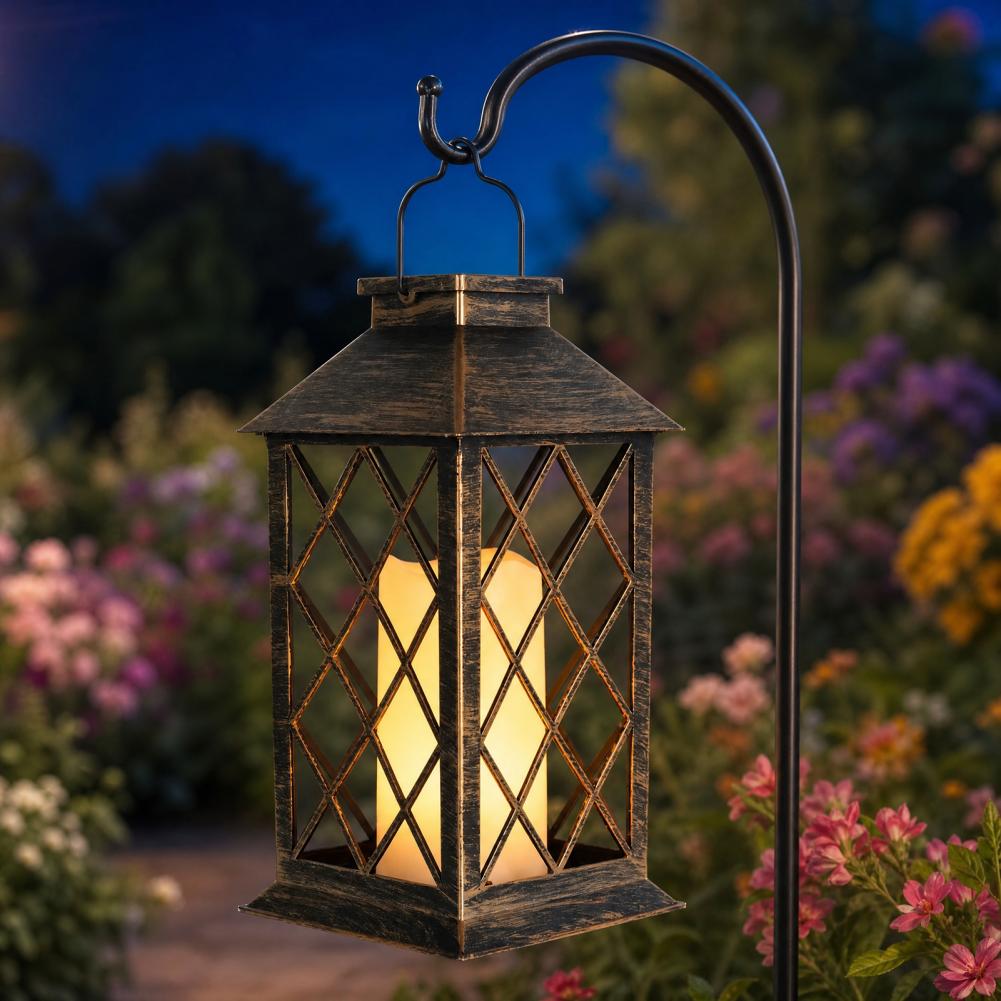 Retro Solar Lantern, Outdoor S - Lighting Decor Outdoor 评论和价格