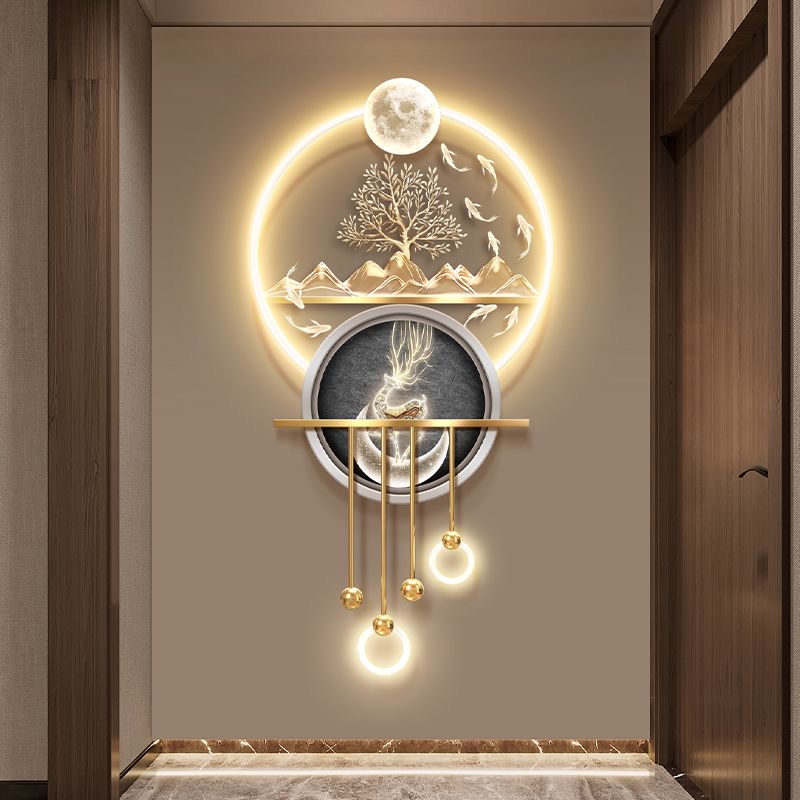 nq- Light Luxury Fortune Tree  - Wall Decor Lighting Tree 评论和价格