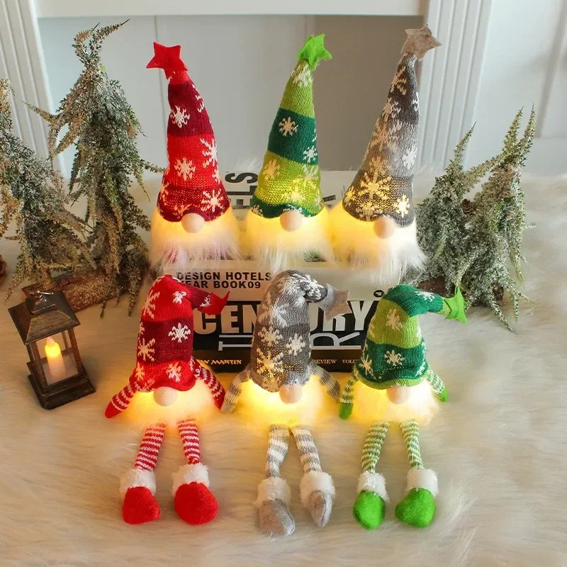 Christmas Faceless Doll Gnome  - Home Decor Lighting Tree 评论和价格