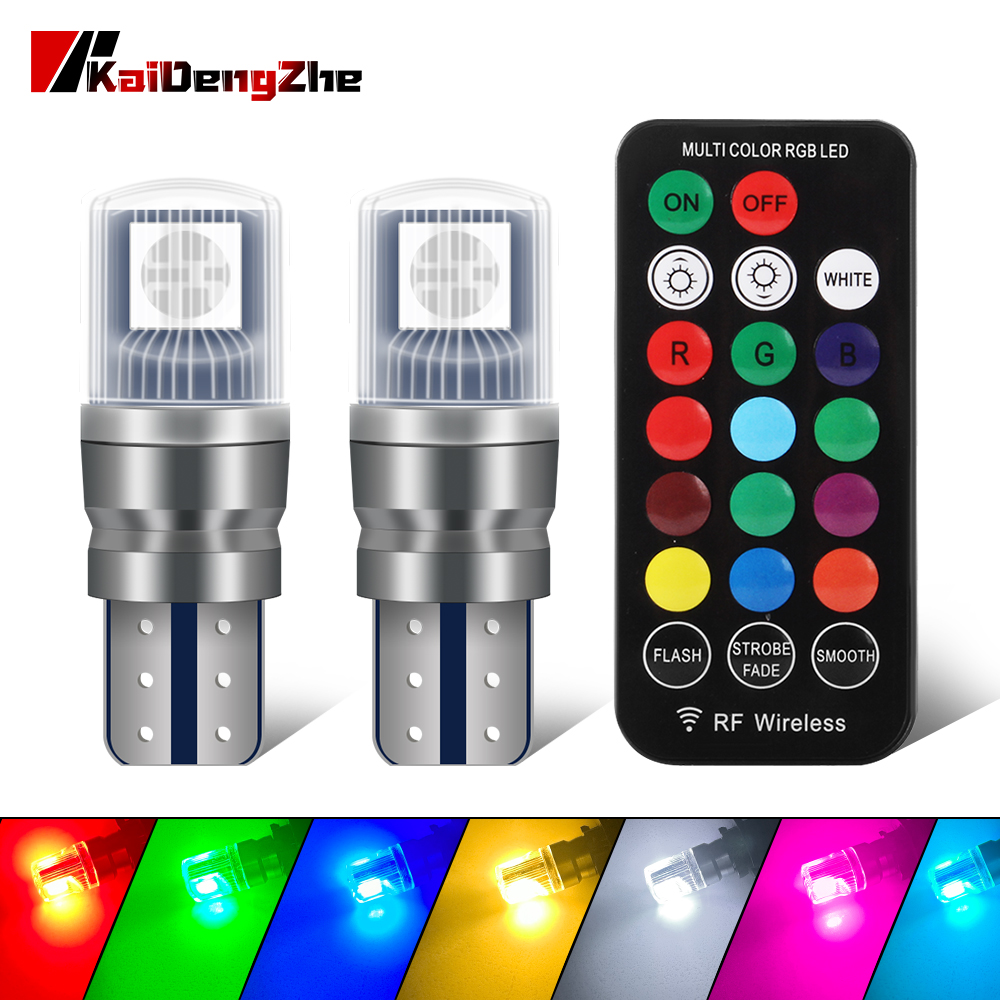 2pcs T10 LED Lights For Car RG - Touch Dimmer Lamp 评论和价格