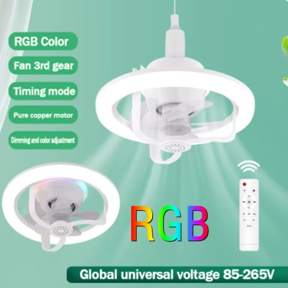 360°Rotating E27 Ceiling Fan B - Decor Lighting Ceiling Fans 评论和价格